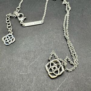 Kendra Scott Elisa Silver Plate Necklace